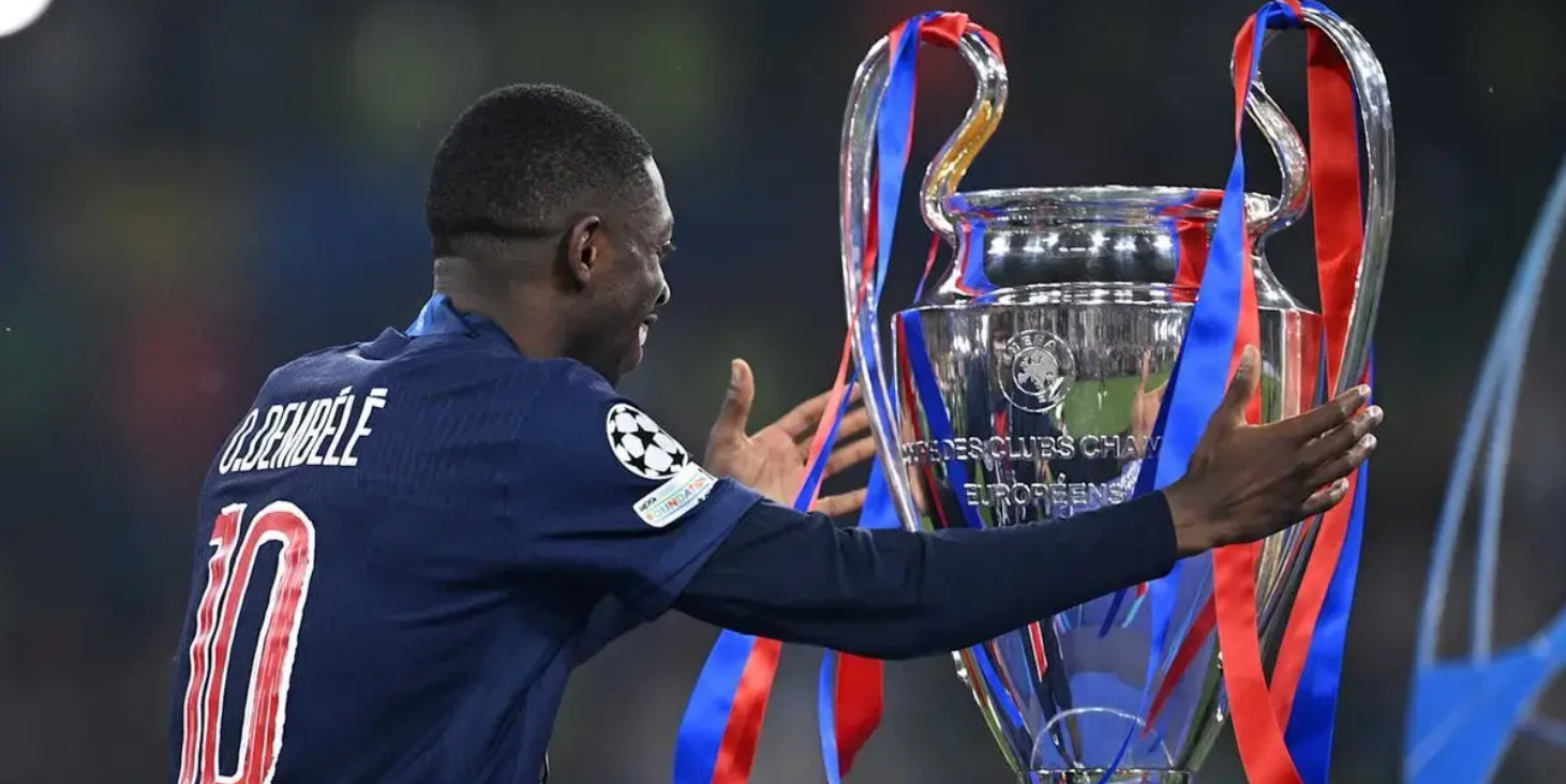 Among the Previous 10 Treble-Winning Teams, Only Messi Won the Ballon d'Or; Dembélé Becomes the Second in History