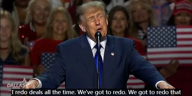 Trump diz em comício das eleições de meio de mandato: a troca por Luka Doncic pode ter sido a pior de todos os tempos