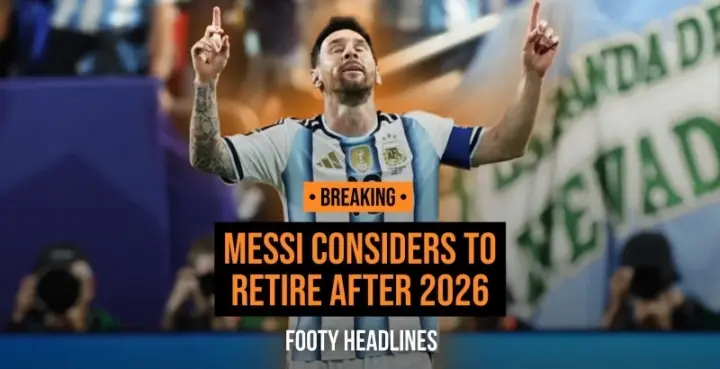 Veículo de Destaque Revela: Lionel Messi, de 39 Anos, Considera Aposentadoria Após a Temporada de 2026