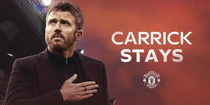 Carrick confirmado no comando da equipe contra o Chelsea neste fim de semana; candidatos ao cargo identificados