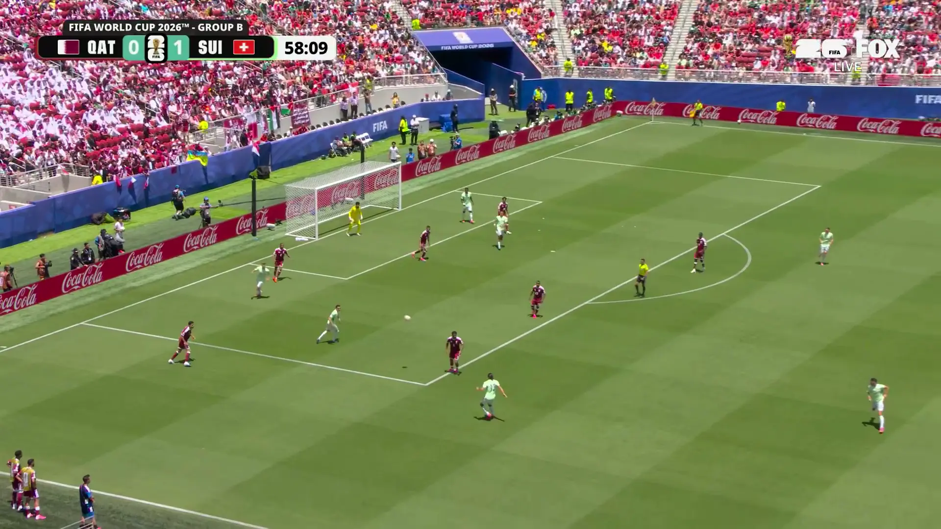 2026-06-14 كأس العالم FIFA 2026 دور المجموعات – المجموعة B: قطر ضد سويسرا
