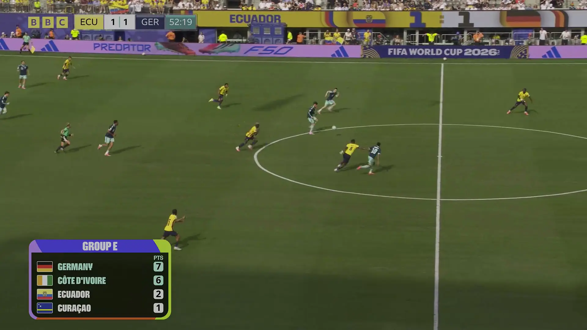 2026-06-26 كأس العالم FIFA 2026 دور المجموعات – المجموعة E: الإكوادور ضد ألمانيا