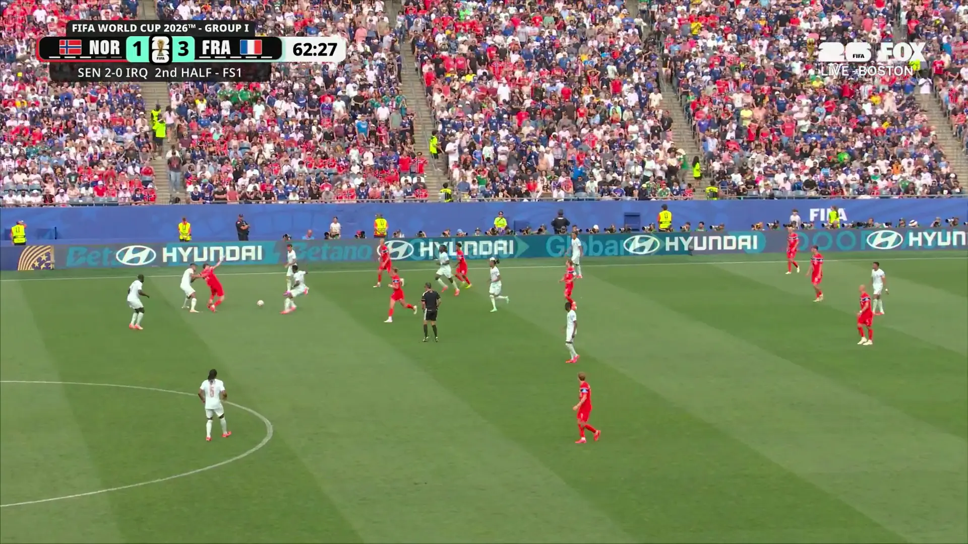 2026-06-27 كأس العالم FIFA 2026 دور المجموعات – المجموعة I: النرويج ضد فرنسا