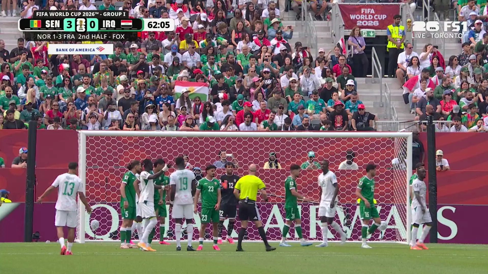 2026-06-27 كأس العالم FIFA 2026 دور المجموعات – المجموعة I: السنغال ضد العراق