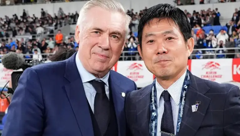 هاجيمي مورياسو، اليابان، البرازيل، لقب كأس العالم، تاكومي مينامينو