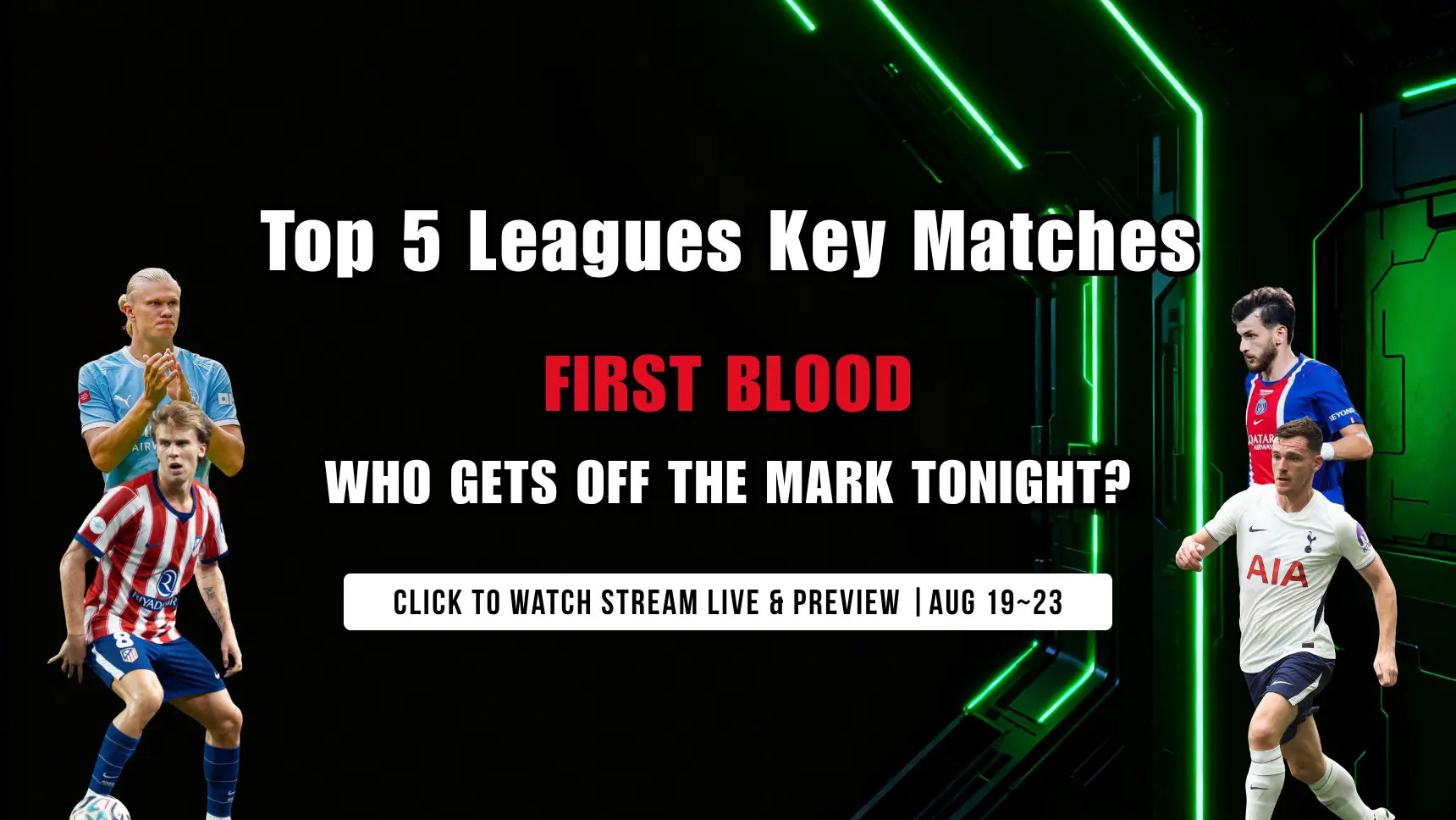Cara Menonton Pertandingan Kunci 5 Liga Teratas: Streaming Langsung Gratis & Waktu Kick-Off dalam Pratinjau