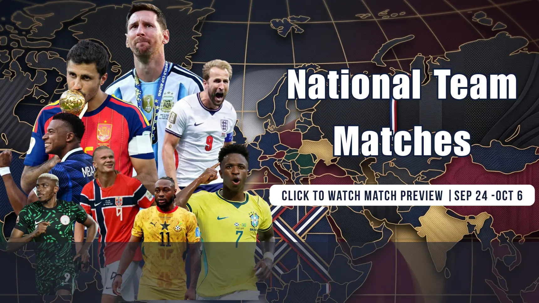 عودة كرة القدم الدولية: بين دوري الأمم الأوروبية، تصفيات كأس الأمم الأفريقية، والمباريات الودية العالمية